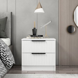 Hanah Home Mesita de Noche Kale Plus - 7910 Blanco